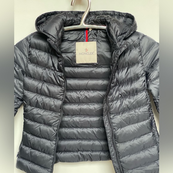 Kid’s Boys or Girls Moncler Longue Saison Jacket Navy Size 8 💯 Authentic - Picture 3 of 5